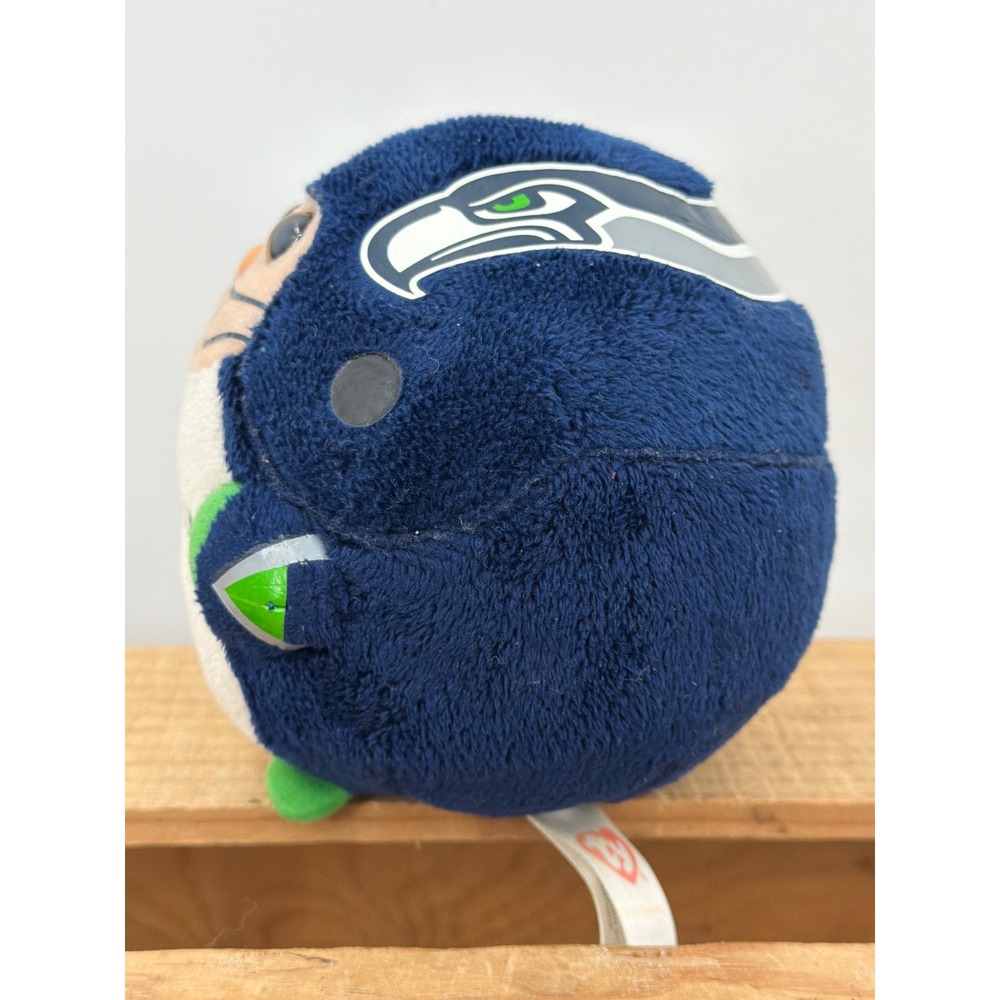 Ty Teeny Tys Seattle Seahawks NFL Plush Football Player Collectible Navy Blue - Picture 2 of 8